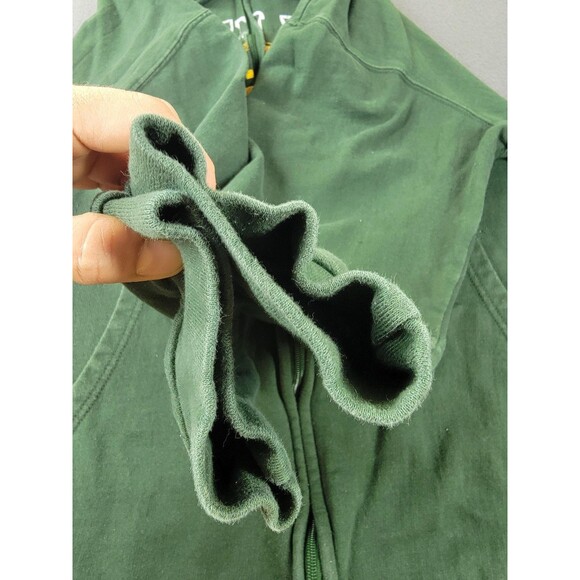 Green Bay Packers Hoodie Sweatshirt Mens 3XL Green NFL Football Zip Up Fleece - Picture 5 of 10